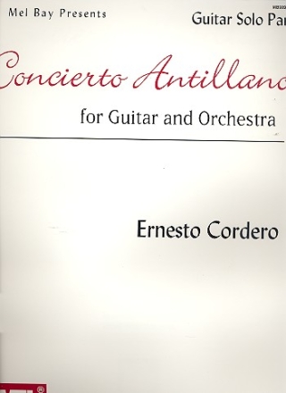 Concierto Antillano for guitar and orchestra guitar solo part