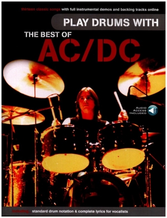 Play Drums with The Best of AC/DC (+Online Audio): vocal/drums/chords Songbook