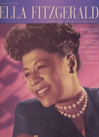 Ella Fitzgerald Original Keys for Singers for piano and vocal