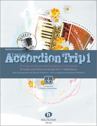 Accordeon Trip Band 1 (+2 Online Audio) fr 1-2 Akkordeons Spielpartitur