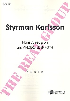 Styrman Karlsson fr gem Chor a cappella Partitur (schwed)