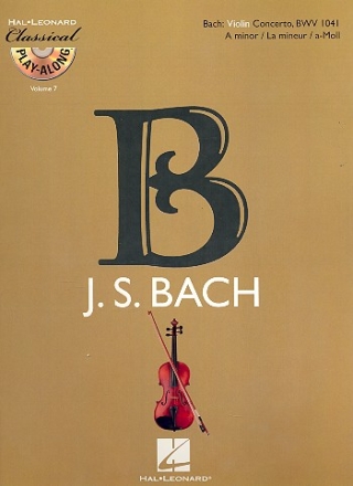 Konzert a-Moll BWV1041 (+CD) für Violine und Orchester Violine solo