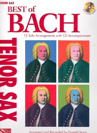 Best of Bach (+CD) for tenor saxophone