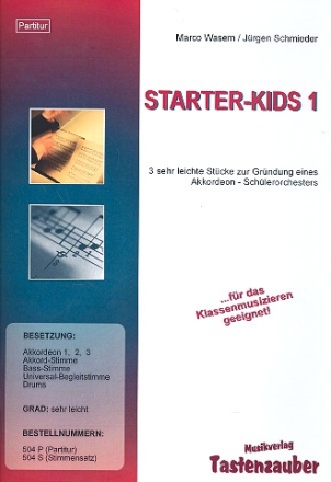 Starter-Kids Band 1 fr Akkordeonorchester Partitur