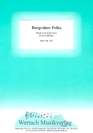 Burgrainer Polka: fr Blasorchester Direktion und Stimmen