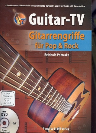 Guitar-TV - Gitarrengriffe fr Rock & Pop (+DVD) 