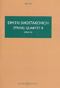 Streichquartett Nr.8 op.110  Studienpartitur
