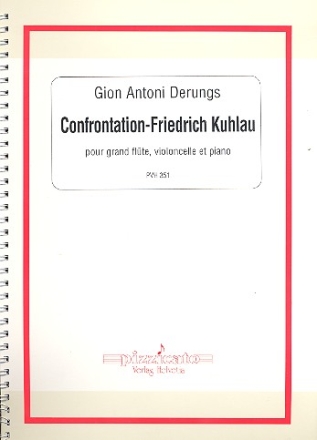 Confrontation - Friedrich Kuhlau op.32 pour grand flute, violoncello and piano partition