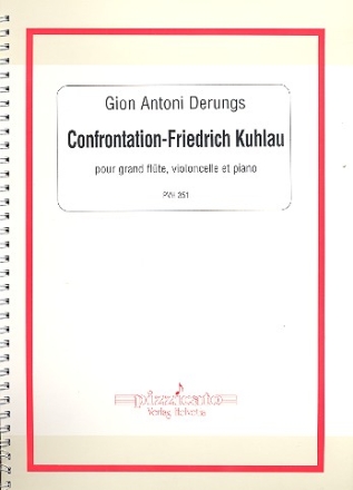 Confrontation - Friedrich Kuhlau op.32 pour grand flute, violoncello and piano partition