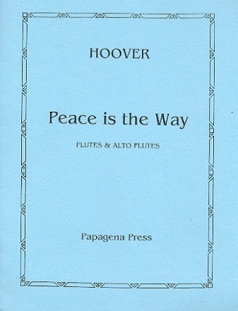 Peace is the Way for 6 flutes and 2 alto flutes score and parts