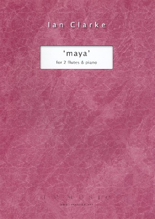 Maya for 2 flutes and piano score and parts