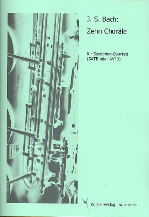 10 Chorle fr 4 Saxophone (SATB/AATB) Partitur und Stimmen