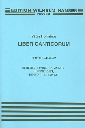 Liber Canticorum op.59a vol.2 4 pieces for mixed chorus a cappella score