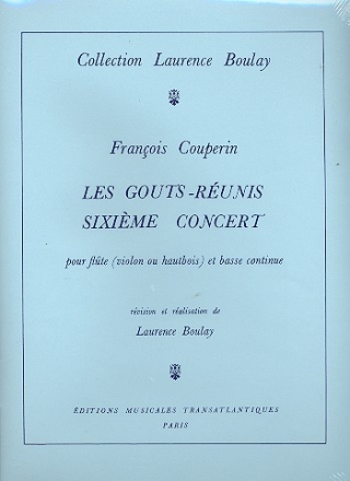 Les gouts-runis no.6  pour flte (violon/hautbois) et Bc