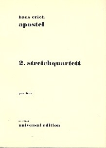 Streichquartett Nr.2 op.26 Studienpartitur