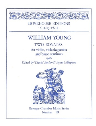 2 Sonatas for violin, viola da gamba and Bc score and parts