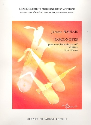 Coconotes pour saxophone alto et piano