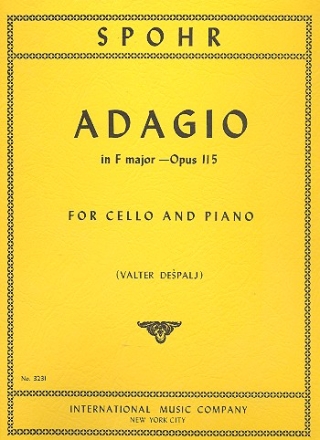 Adagio F-Dur op.115 fr Violoncello und Klavier