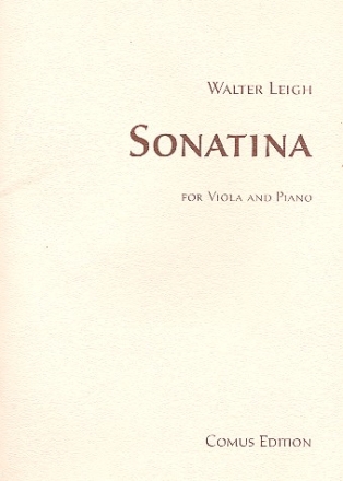 Sonatina for viola and piano (1930) Comus Edition Ltd.