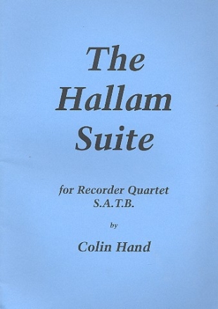 The Hallam Suite for recorder quartet (SATB) score and parts