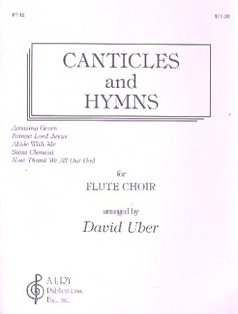 Canticles and Hymns  for 3 flutes (ensemble) score and parts