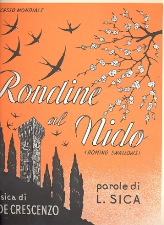 Rondine al Nido per mezzosoprano (bariton) e piano (it/en)