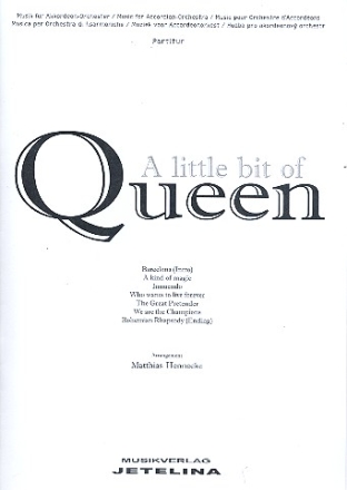 A little Bit of Queen 7 Stcke fr Akkordeonorchester Partitur