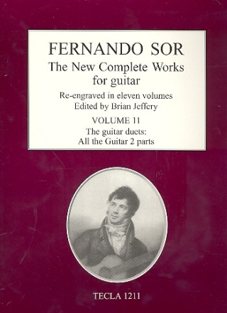 The new complete Works for guitar vol.11 Guitar Duets score