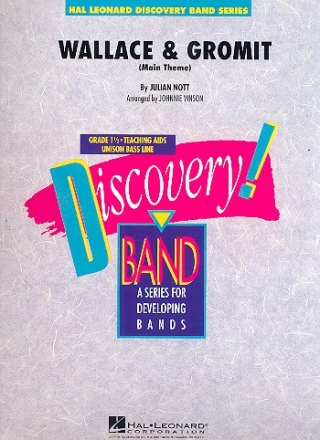 Wallace & Gromit (Main Theme): for concert band score and parts