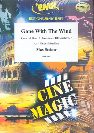 Gone with the Wind: fr Blasorchester Partitur und Stimmen