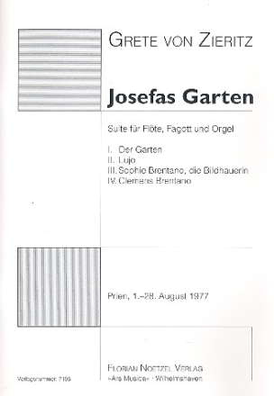 Josefas Garten fr Flte, Fagott und Orgel Stimmen