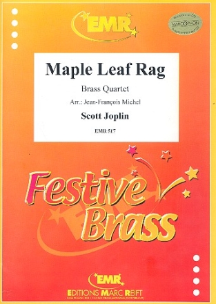 Maple Leaf Rag: for 2 trumpets, horn (trombone) and trombone score and parts