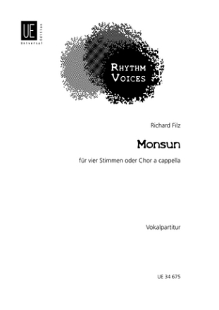 Monsun fr 4 Stimmen (gem Chor) a cappella Partitur