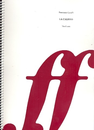 La Calisto Opera in two acts vocal score (en/dt/it)