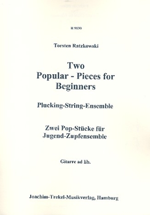 2 Popular Pieces for Beginners fr Zupforchester Rhythmusgitarre