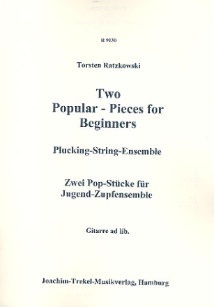 2 Popular Pieces for Beginners fr Zupforchester Rhythmusgitarre