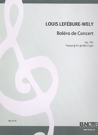 Bolro de concert op.166 fr Orgel pedaliter