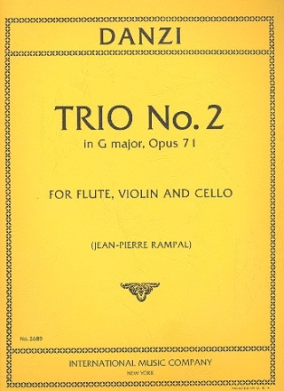 Trio in G Major no.2 op.71 for flute, violin and cello parts