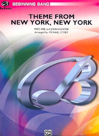 Theme from New York New York: for concert band score and parts