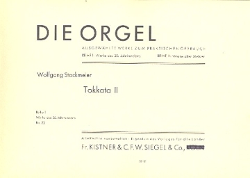 Toccata Nr.2 fr Orgel