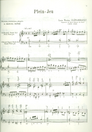 Plein-Jeu pour orgue