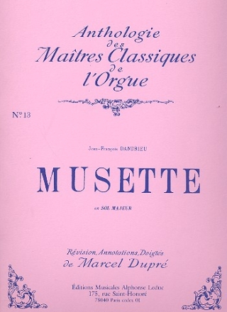 Musette no.13 fr Orgel
