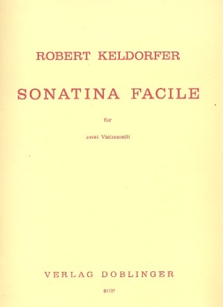 Sonatina facile fr 2 Violoncelli Partitur und Stimmen