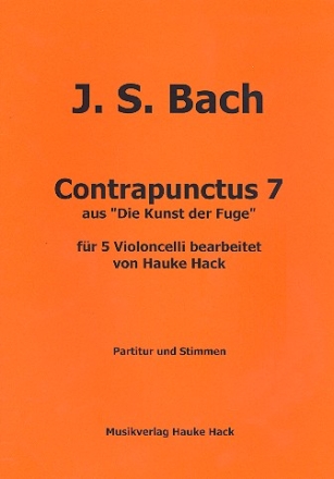 Contrapunctus 7 fr 5 Violoncelli Partitur und Stimmen