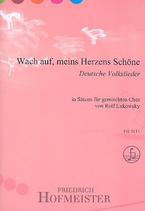 Wach auf meins Herzens Schne fr gem Chor a cappella Partitur