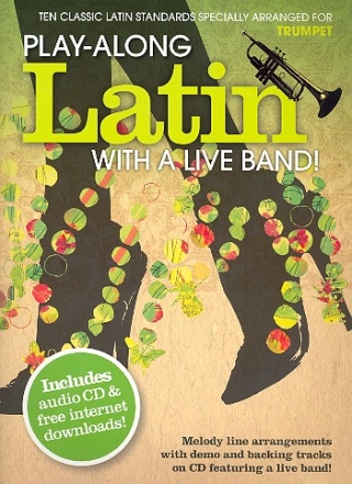 Playalong Latin with Live Band (+CD): for trumpet
