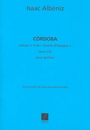 Crdoba op.232,4 pour guitare
