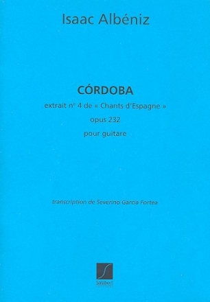 Crdoba op.232,4 pour guitare