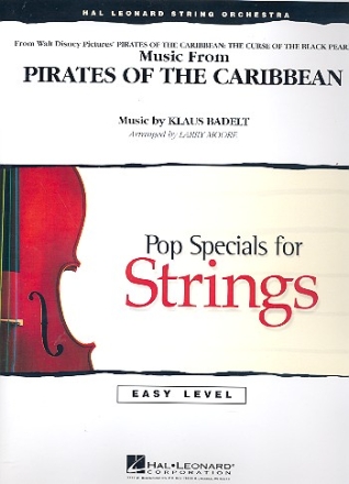 Pirates of the Caribbean: for 3 Violins, Viola, Cello, String Bass, Piano and Percussions  score and parts