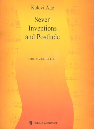 7 Inventions and a Postlude for oboe and violoncello 2 scores,  archive copy